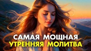 Самая Мощная Утренняя Молитва Измени Жизнь РАЗ и НАВСЕГДА! Просто слушай КАЖДОЕ УТРО