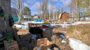 Разобрала полки. Они уже не нужны.