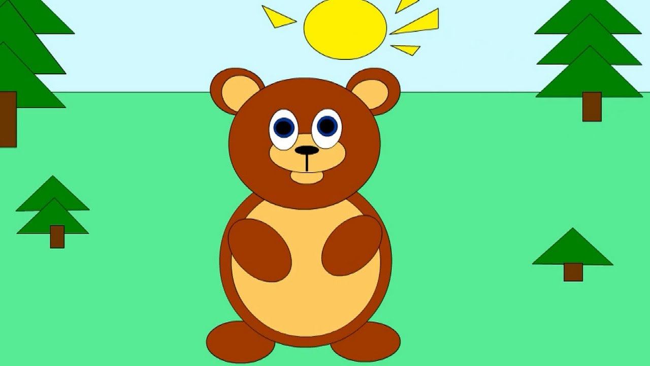 Мультик для малышей. Учим геометрические фигуры. Собираем картинки смотреть онлайн