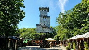 Россия.Сочи. Агурские водопады и гора Ахун.