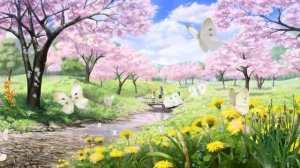 Cherry Blossoms Animated Wallpaper httpwww desktopanimated com