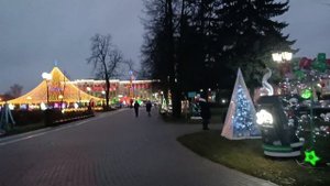 Готов ли Гродно к Новому Году? - Да! Как в сказке! Подробный обзор красивых ёлочек в Парке Жилибера