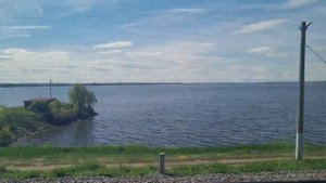Поездка на безостановочном "Сапсане" из Москвы в Санкт-Петербург. Виды из окна.