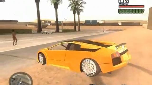 GTA SA - Lamborghini R-GT + Skin Selector + ENB