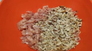 Куриные котлеты с грецкими орехами