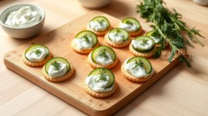 Сырный взрыв вкуса: простой лайфхак для креативной Закуски из творожного Сыра и Крекеров