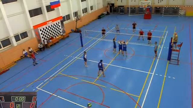9 тур УИПК-Отрадный 2:0. Первенство Углича по волейболу смотреть онлайн