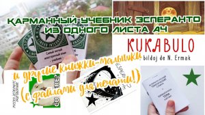 Карманный учебник Эсперанто из одного листа бумаги и другие книжки-малышки для эсперантистов