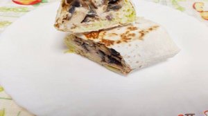 Шаурма с шампиньонами