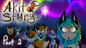 Akita Story _ История Акиты _ 1 season _ 2 part _ The first fox steps _сomic-animation