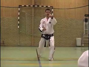 Хва Ранг видео тхэквондо туль красный пояс красно-черный 1,2 гып хьенг комплекс Hwa Rang Tul спорт