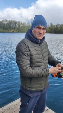 на рыбалке