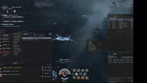 Учусь джамить, учебный ПВП вылет, EVE  online, трансляция.