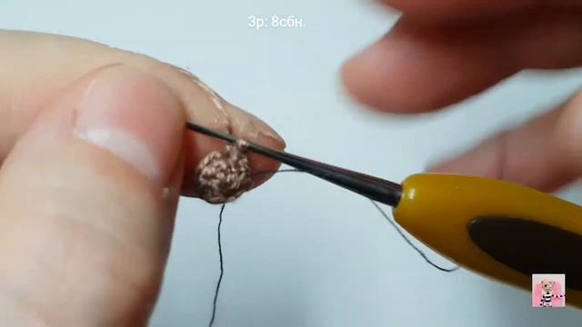 Вязать шапку крючком для куклы. Зверошапка Жирафа.