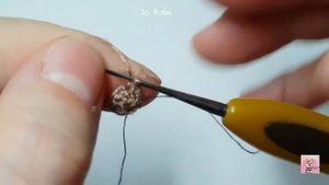 Вязать шапку крючком для куклы. Зверошапка Жирафа.