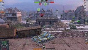 Tanks Blitz BZ75 5900 урона и мастер чуть запотел