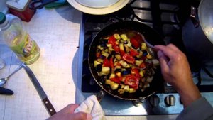Закуска из баклажан (сотэ по-быстрому).