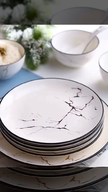 Тарелки "Золотой мрамор" смотреть онлайн