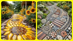Декоративные дорожки в саду 👣