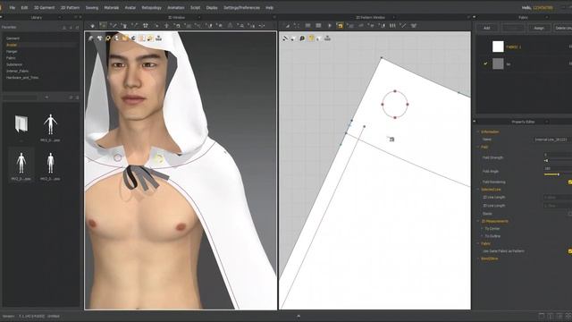 How to design a cape in marvelous designer _ marvelous designer tutorial part 01
