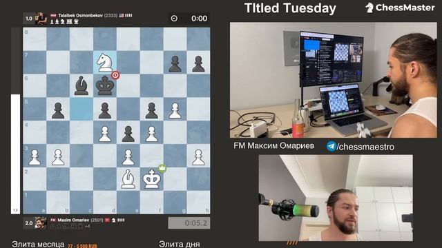 Chess.com проверяют меня на читерство в титульном вторнике