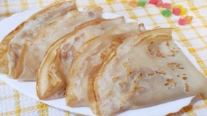 Блинчики на молоке без яиц