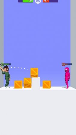 Битва человечков lvl629 Мясокомбинатов ский бандит против 2 гавриков в игре Who dies first
