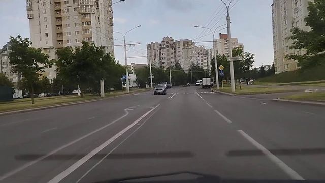Минск вечерний.По улицам Фрунзенского района.