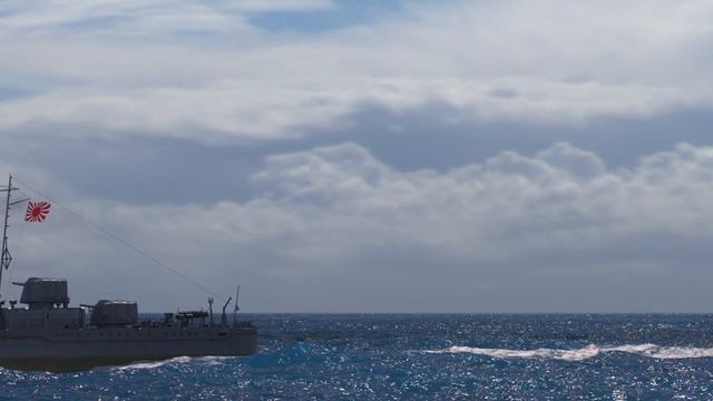 駆逐艦 東雲の動画【001】_爆雷（Destroyer SHINONOME 001_Depth charge/Разрушитель Шинономэ 001/驱逐舰 筱目_001）