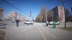 Ижевск прогулка на велосипеде по городским улицам