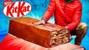 ПРИГОТОВИЛИ ОГРОМНЫЙ КИТКАТ ВЕСОМ 140 КИЛОГРАММ ВАНЗАЙ vanzai в 4K