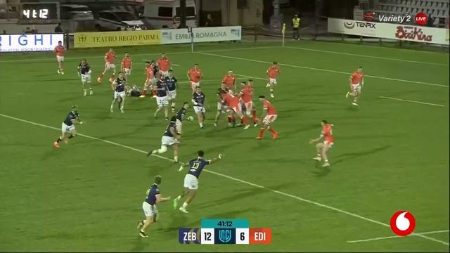 Zebre Parma v Edinburgh Rugby | Match in 3 Minutes | Vodacom United Rugby Championship