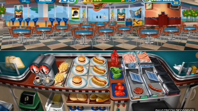 Кухонная Лихорадка Закусочная 1 уровень (Cooking Fever Fast Food Court level 1) смотреть онлайн