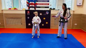 Саджу Макги видео в тхэквондо туль на белый пояс 2 комплекс, 10(3) гып, хьенг Saju Makgi