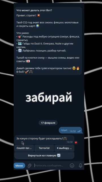 🔥телеграмм - @bestcs2bot🔥 #cs2 смотреть онлайн