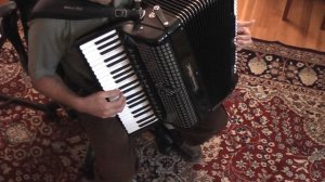 Огонёк и Ой, рябина кудрявая на аккордеоне