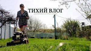 ASMR-влог о деревенской жизни. Занимаемся рассадой и уходом за курами #ASMR #огород #рассада