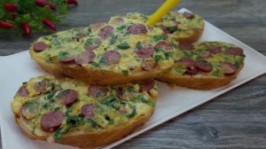 Отличная ИДЕЯ для завтрака! Готовлю через день и семье не надоедает! Быстро и сытно!