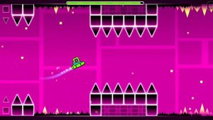 играю в Geometry Dasn. собрал монетку!?