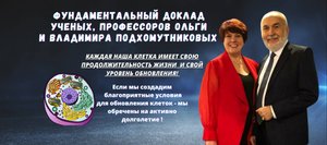 Фундаментальный доклад наших ученых, профессоров Ольги и Владимира Подхомутниковых !