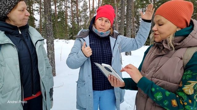 На снегоступах на Шуйские скалы. Карелия смотреть онлайн