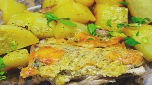 Скумбрия с сыром и чесноком в духовке