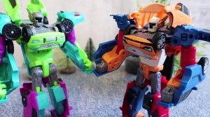 Роботы - Трансформеры и игрушечные машины. Все серии подряд. Игрушки для детей