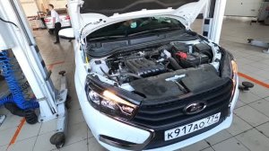 Присутствую на ТО-1 Лада Веста CVT.