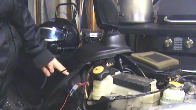 Snowmobile Helmet Electric Shield Wire Install on Ski-doo MXZ 700