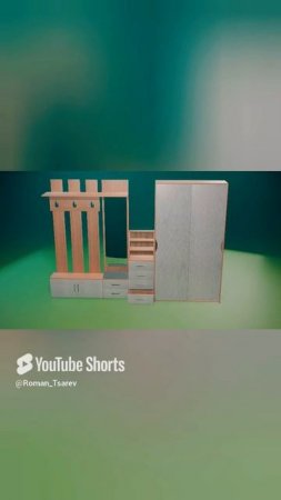 3D гарнитур в прихожую 😊 #shorts