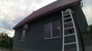 Делаю слив с крыши.