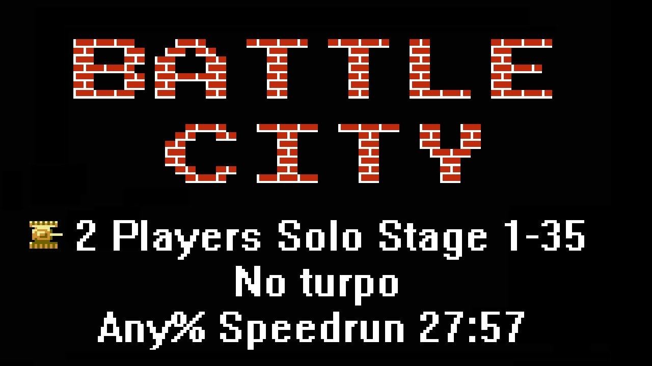 Спидран Battle city Any 2 Players Solo Stage 1-35 No turbo 27:57