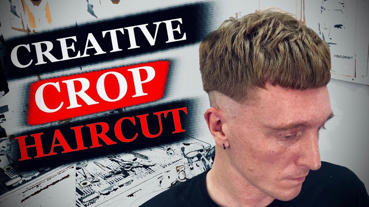 Как правильно филировать теменную зону / Как сделать креативную стрижку кроп /Модная мужская стрижка смотреть онлайн