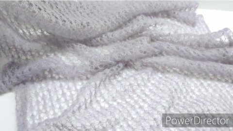 МК ажурный палантин// Палантин спицами// Как связать ажурный палантин